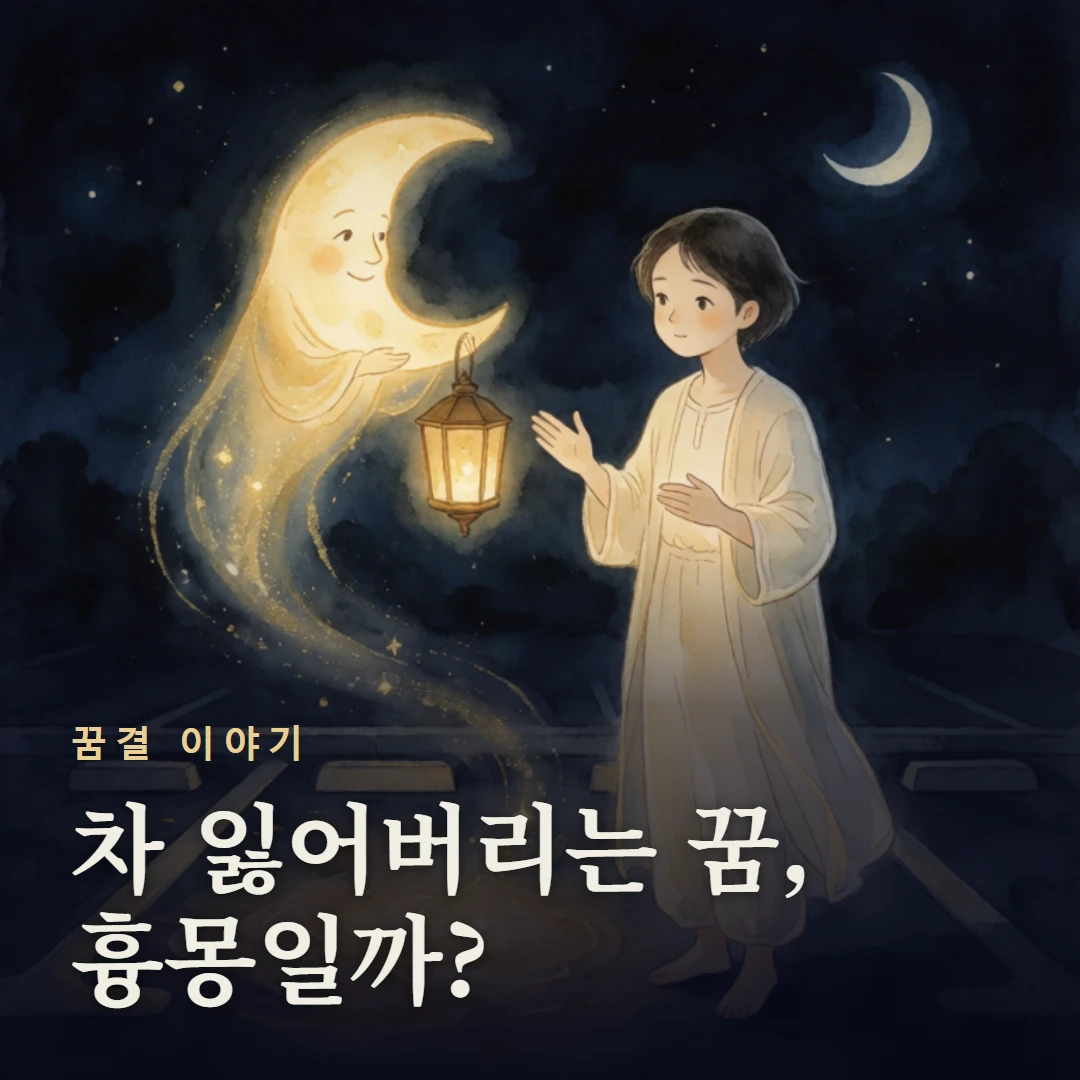 꿈결 이야기 표지 — 차 잃어버리는 꿈, 흉몽일까?