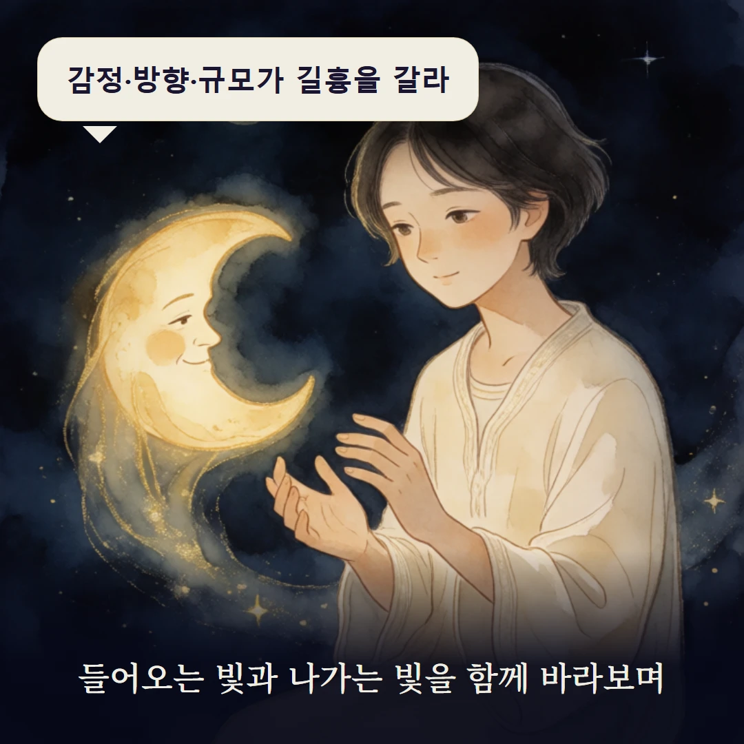이야기 3컷 — 들어오는 빛과 나가는 빛을 함께 바라보며
