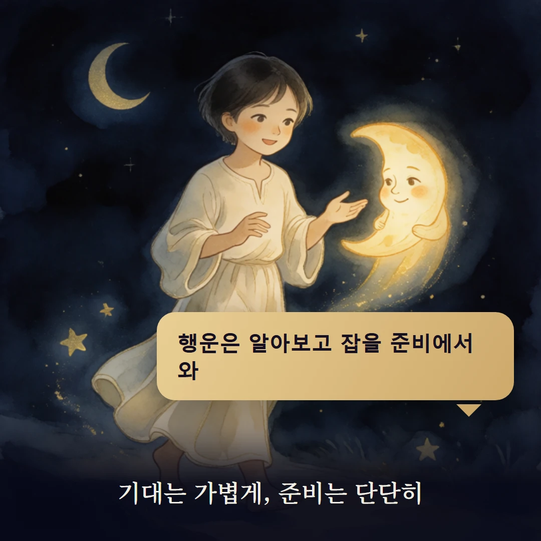 이야기 4컷 — 기대는 가볍게, 준비는 단단히