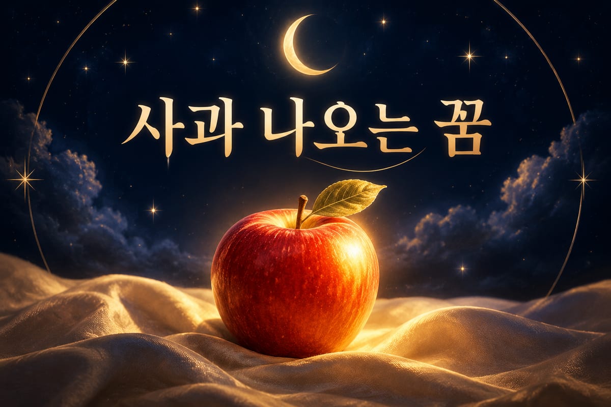 사과 꿈 해몽 — 옛 기록의 과일은 사과가 아니었다