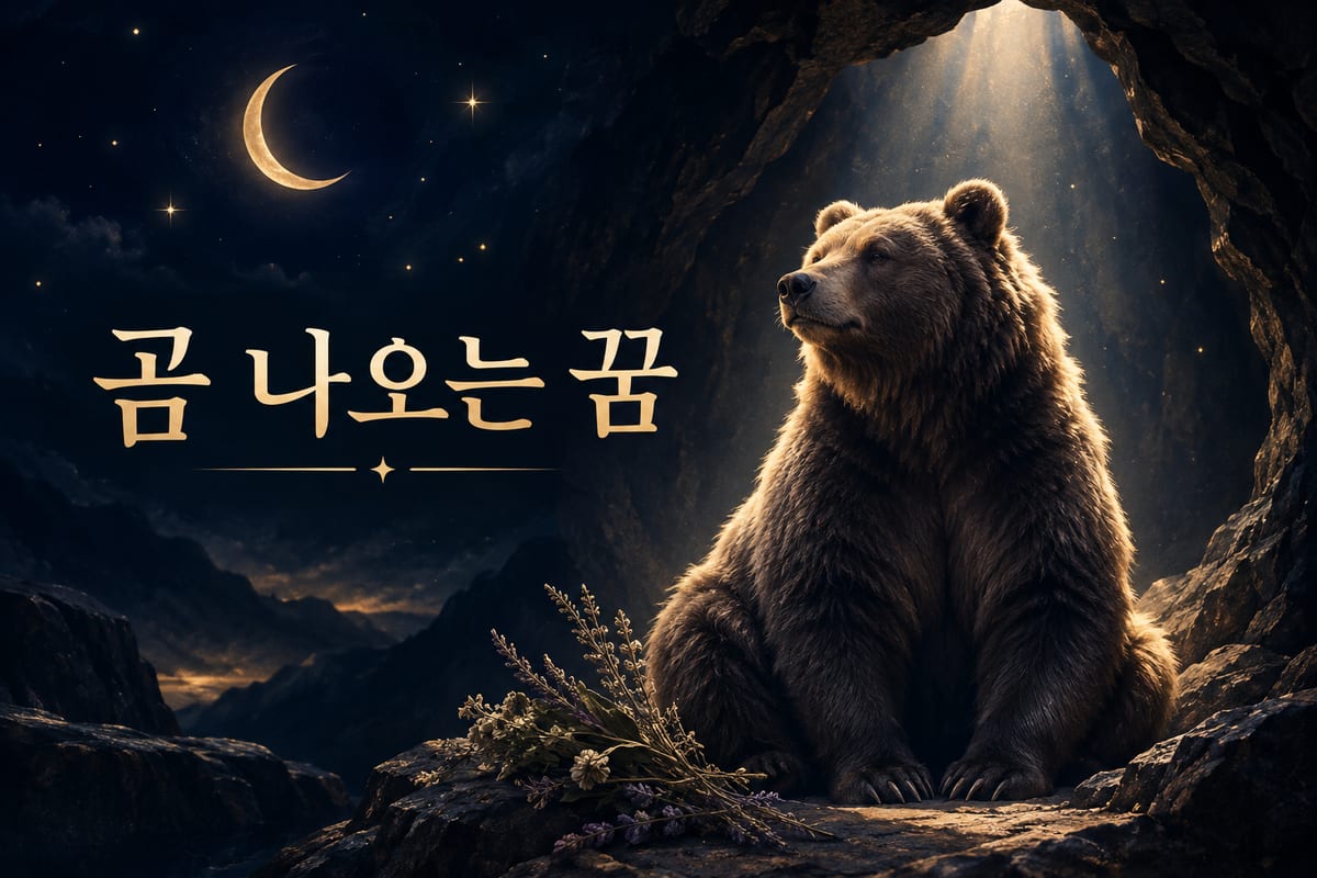 곰 꿈 해몽 — 신화에서 이긴 쪽인데 해몽에는 없다