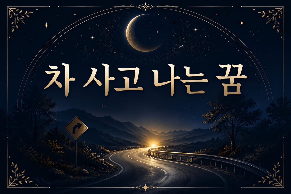 차 사고 나는 꿈 해몽 — 실제 사고를 예고할까