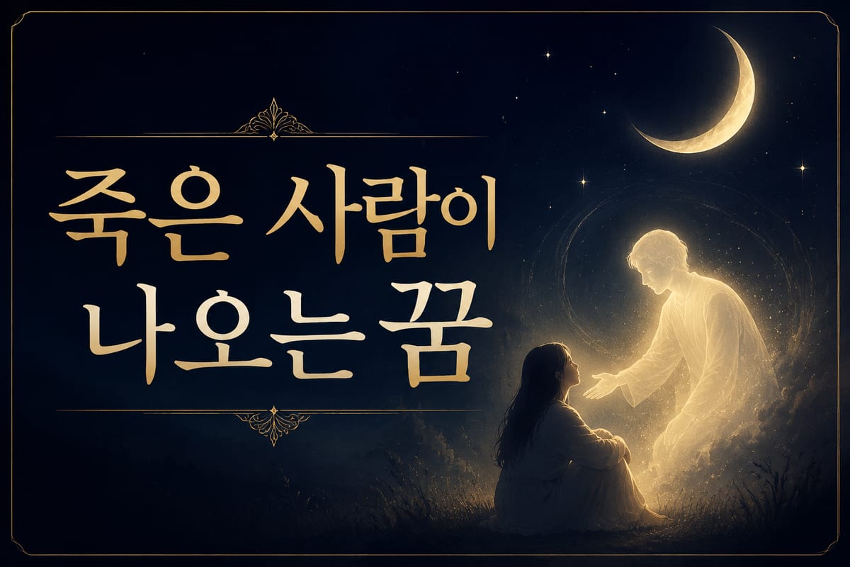 죽은 사람이 나오는 꿈 해몽 — 그리움이 부르는 자리