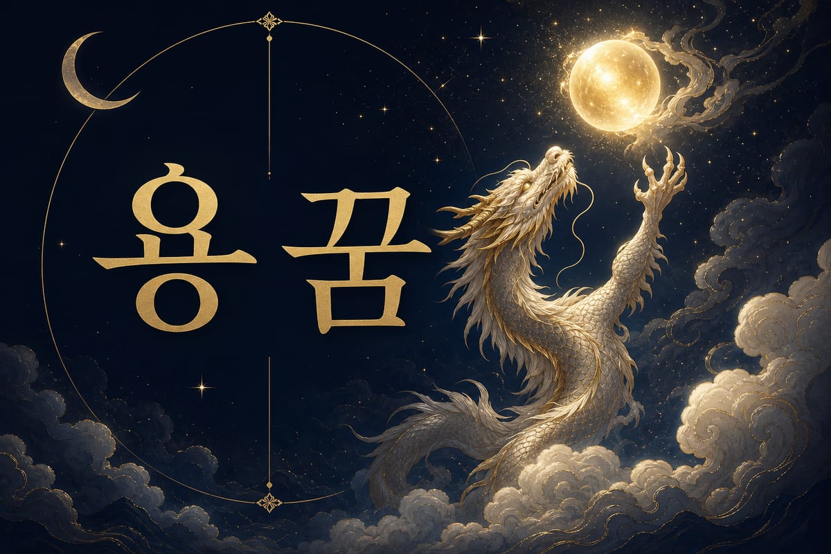 용 꿈 해몽 — 길몽의 정점일까, 귀한 태몽일까