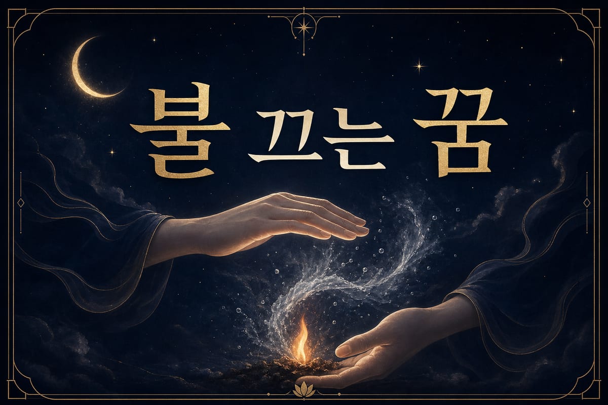 불 끄는 꿈 해몽 — 문제 해결일까 기운의 아쉬움일까