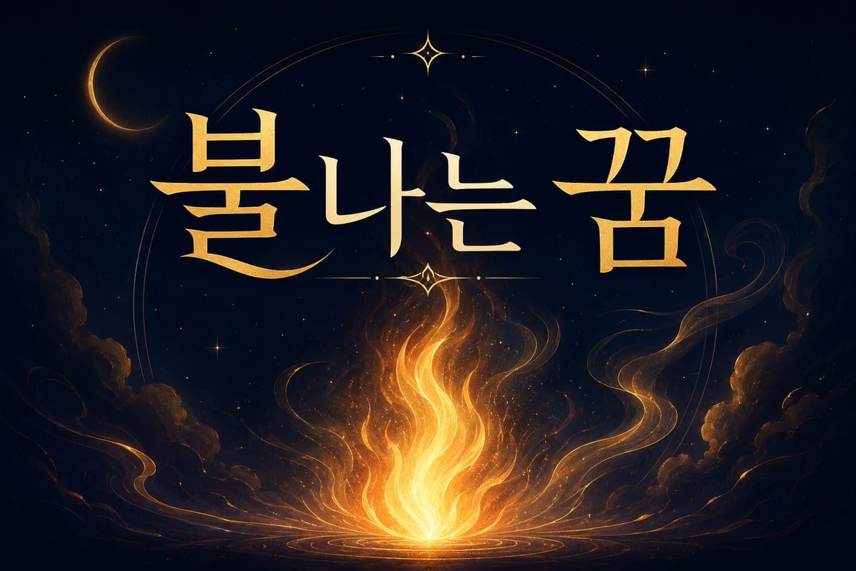 불나는 꿈 해몽 — 재물의 번성일까 마음속 불안일까