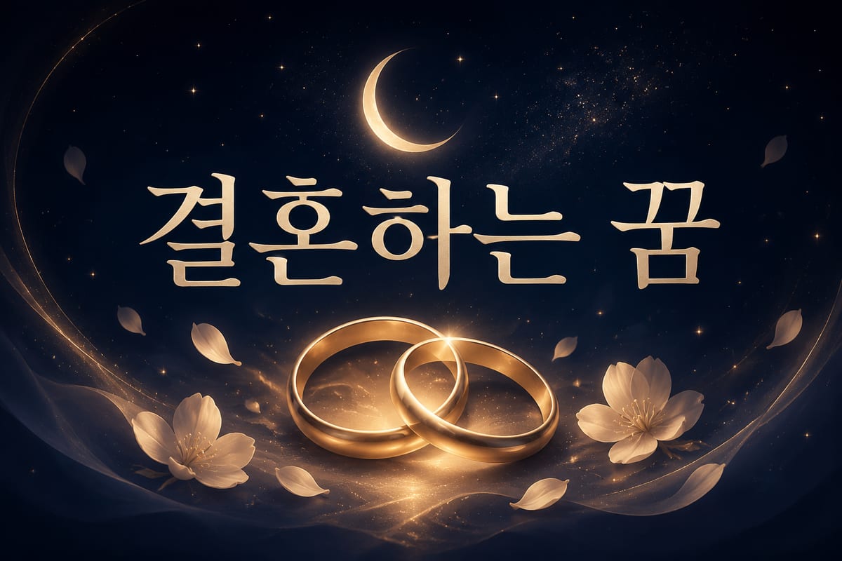 결혼하는 꿈 해몽 — 맺어짐일까 새로운 시작일까
