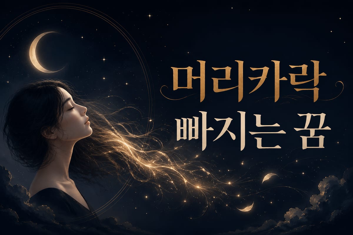 머리카락 빠지는 꿈 해몽 — 기력이 빠지는 신호일까