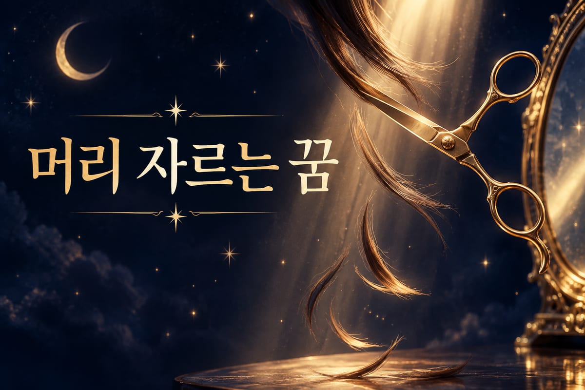 머리 자르는 꿈 해몽 — 빠지는 것과 자르는 것은 다르다