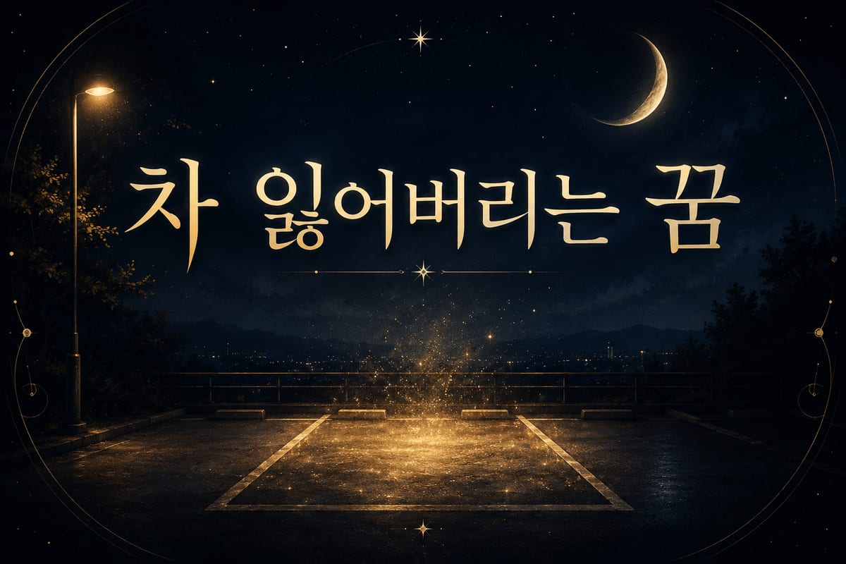 차 잃어버리는 꿈 해몽 — 멈춰 선 자리에서 읽는 마음