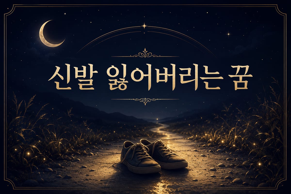 신발 잃어버리는 꿈 해몽 — 자리를 잃는 신호일까
