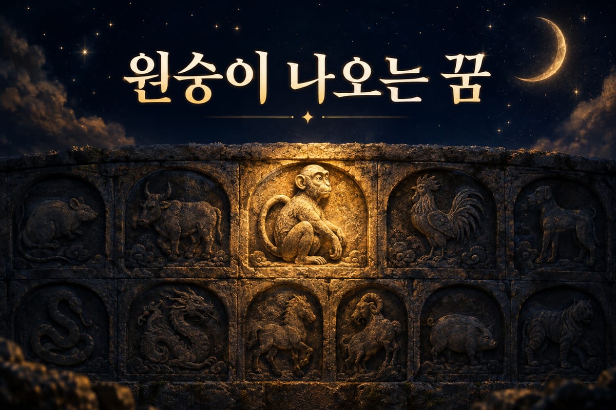 원숭이 꿈 해몽 — 1만 3천 년 전에 사라진 동물