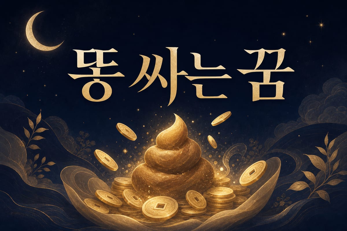 똥 싸는 꿈 해몽 — 비움의 재물운일까 흉몽일까