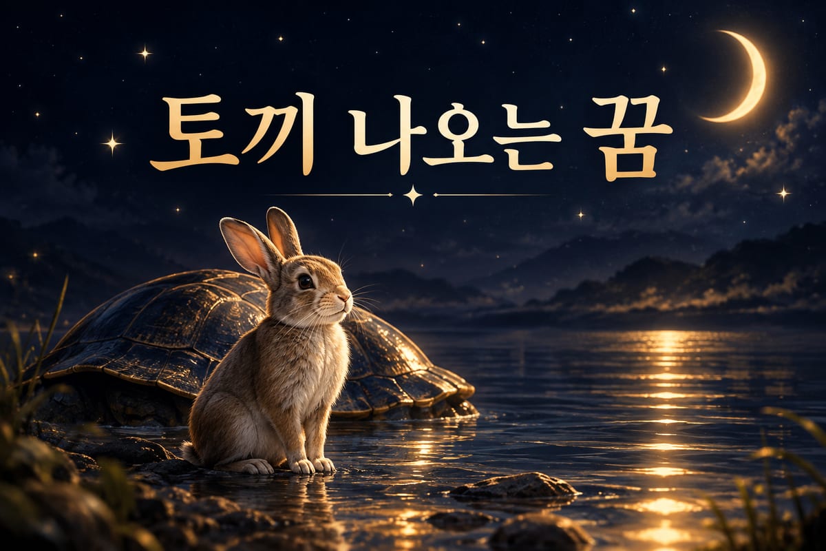 토끼 꿈 해몽 — 신성한 거북이 꾀에 지는 이야기