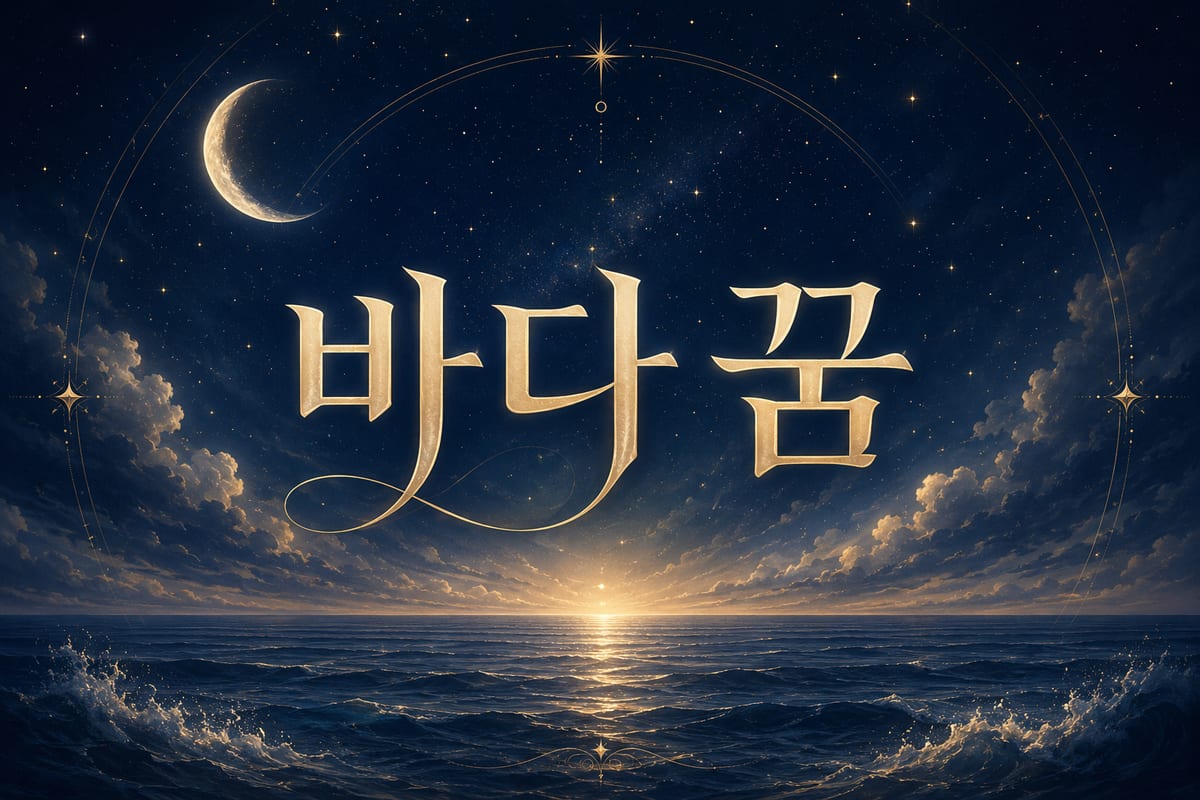 바다 꿈 해몽 — 넓은 기회와 풍요일까 막막함일까