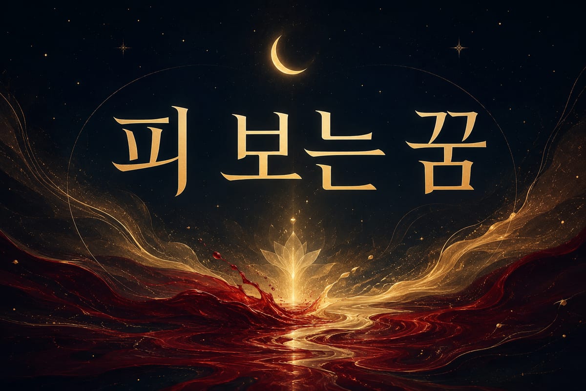피 보는 꿈 해몽 — 놀랐지만 나쁘게만 읽지 않는 이유