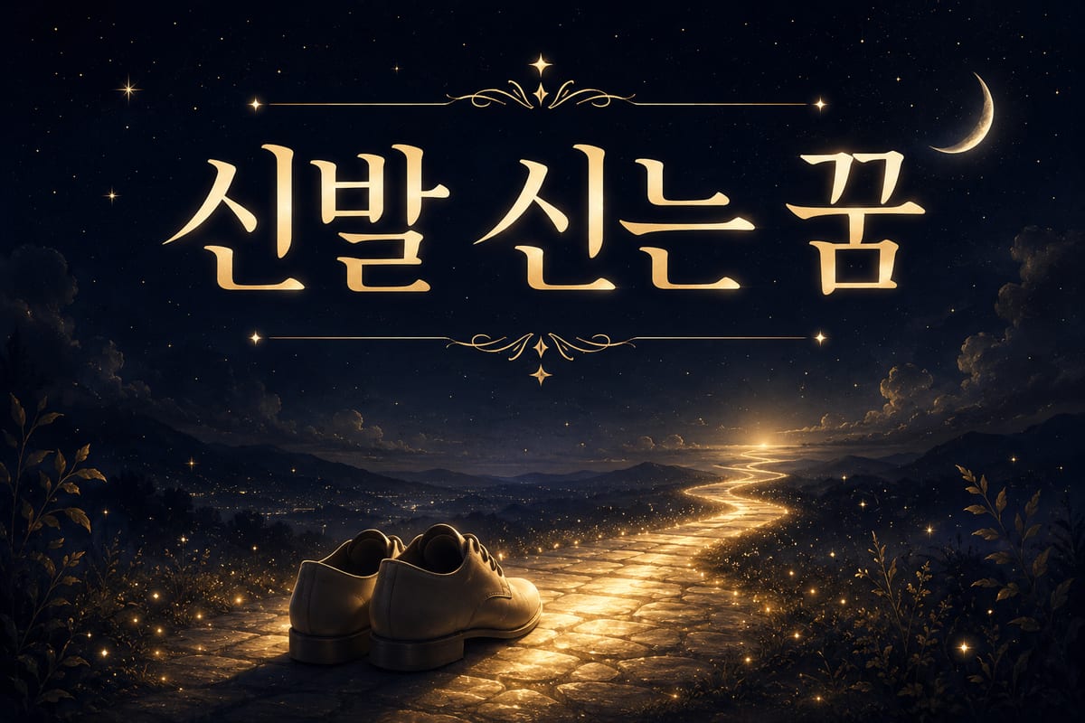 신발 꿈 해몽 — 새 신발이 알리는 자리의 변화