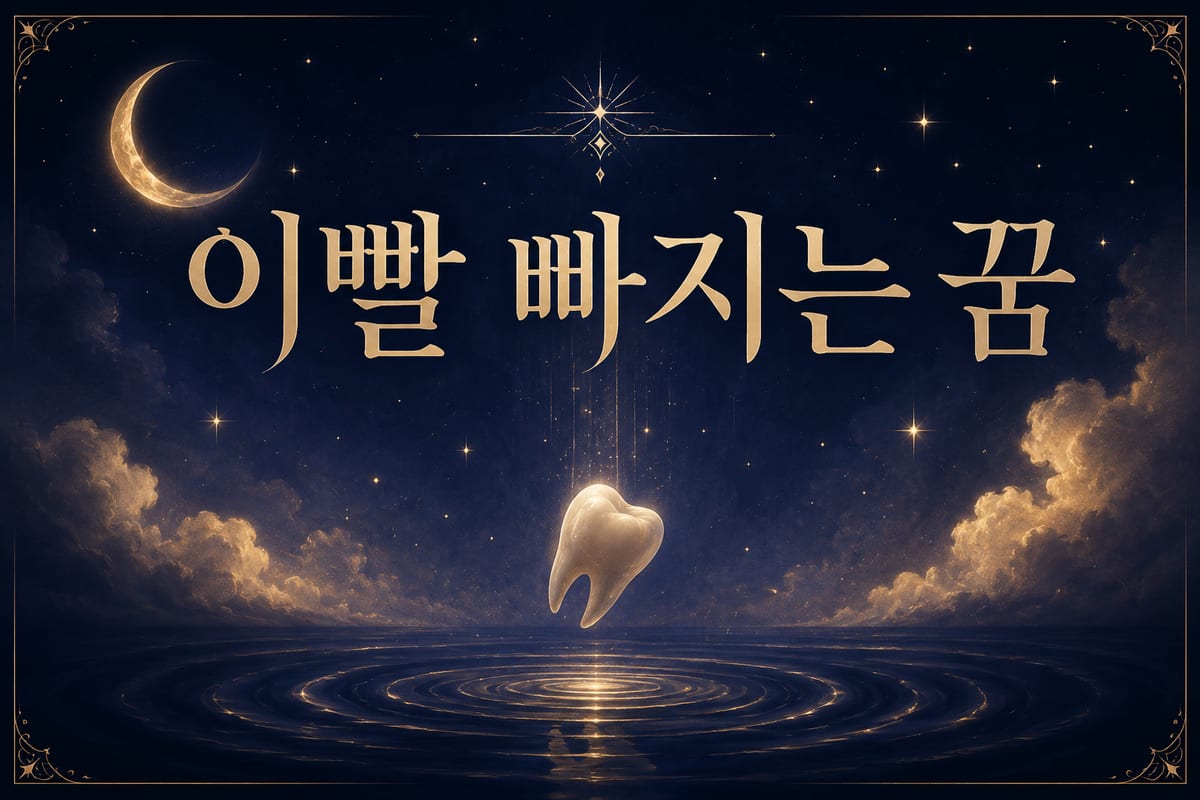이빨 빠지는 꿈 해몽 — 변화의 길몽일까 흉몽일까